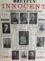 Affiche « DREYFUS est innocent » journal Le Siècle 